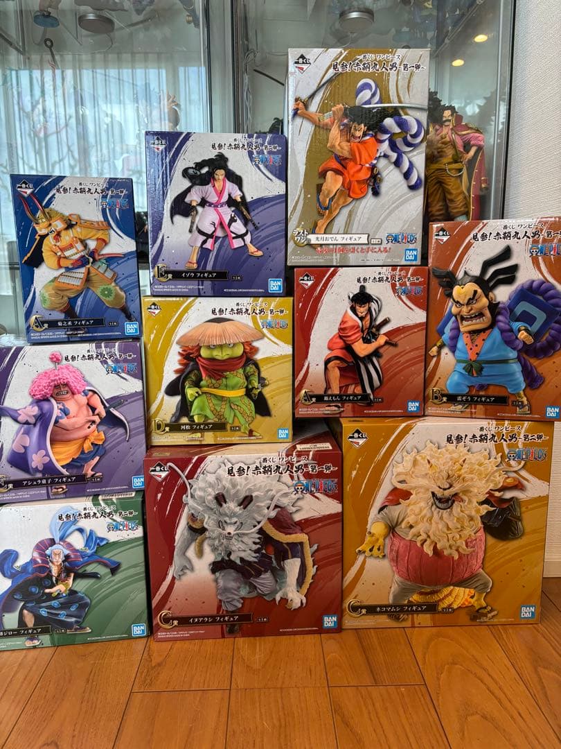 一番くじ　ワンピース　見参！赤鞘九人男　10体セット