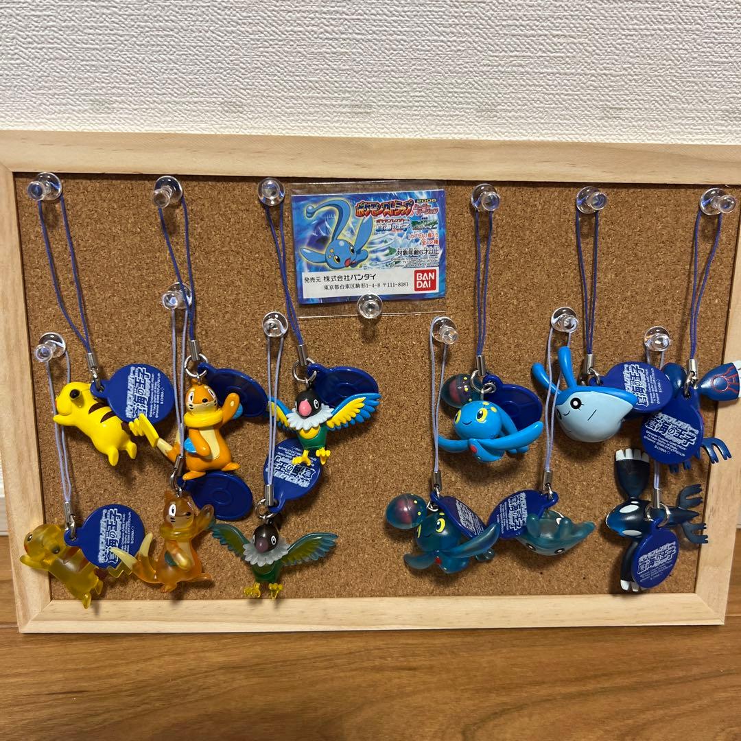 ポケモンストラップ　ムービーバージョン　蒼海の王子マナフィ　全12種 ポケモンアドバンス ギミック 蒼海の王子 マナフィ1種単品