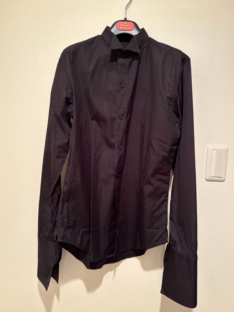 Dior Homme 黒 エディ期ドレスシャツ