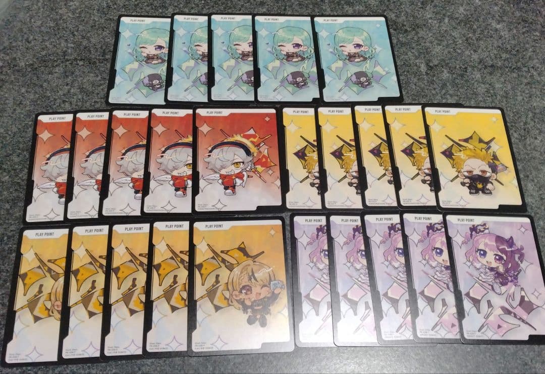 クロススターズ プロモ vol.4 プレイポイント 5種類 25枚セット - メルカリ