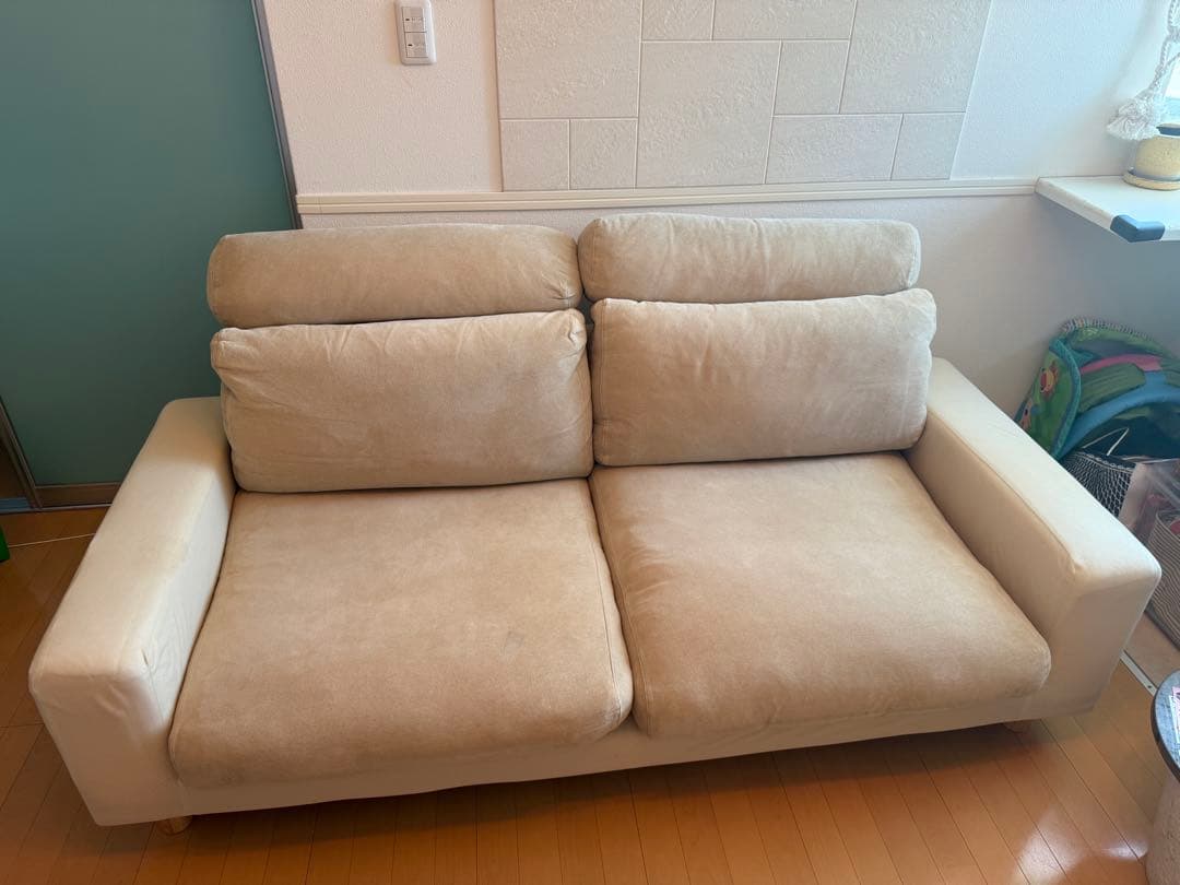 【mさん専用】無印良品 ソファ 2.5シーター ワイドアーム ダウンフェザー