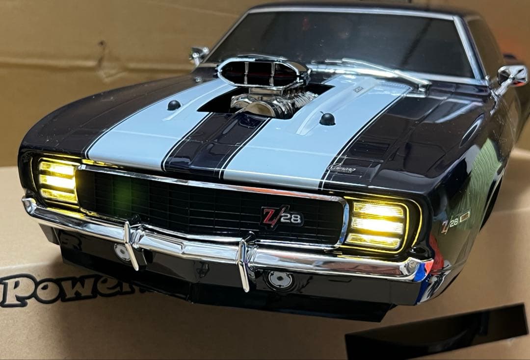 京商 Z28カマロ 550モーター カスタム塗装 LED プロポ付き 安売り