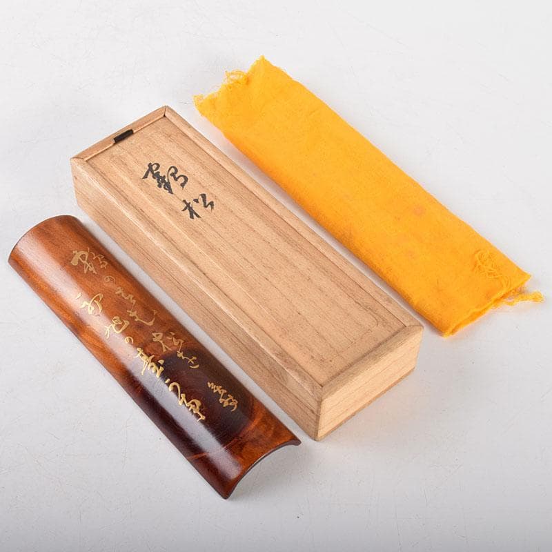 煎茶道具　天然肥松　和歌文　茶合　碗鎮　在銘　共箱　V　R4980 茶道具 七事式用品 茶歌舞伎 文台 五段重硯箱セット 女桑 幸斎作 幸斉