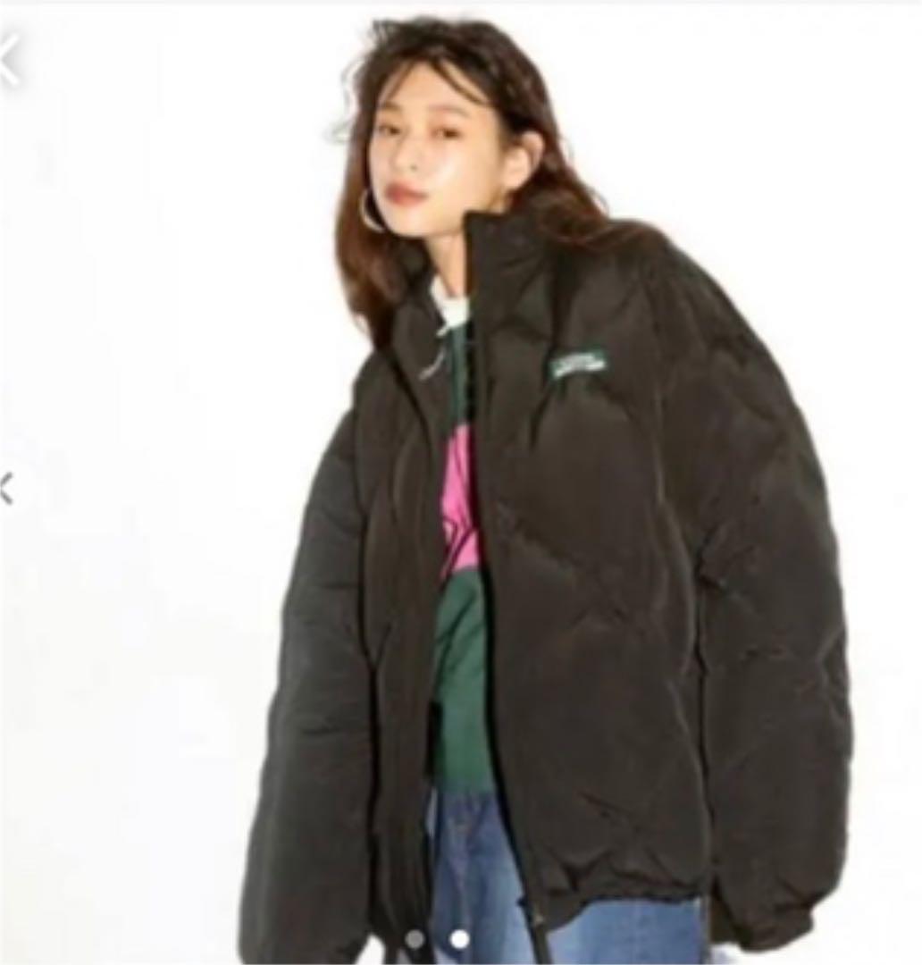 x-girl 黒 ダウンジャケット - メルカリ