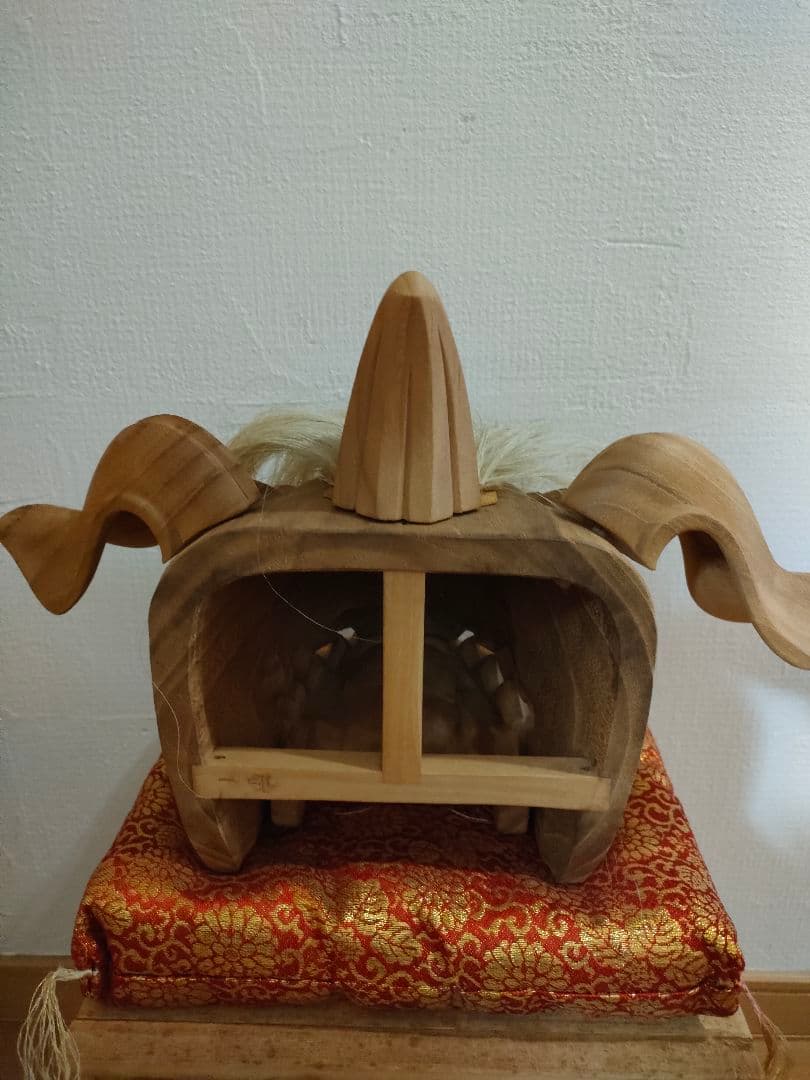 獅子頭 木製 収納箱付き - メルカリ