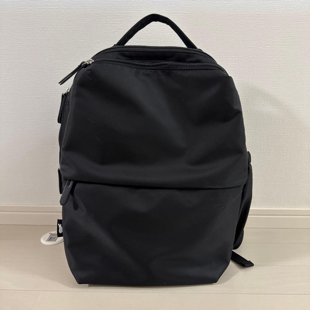 美品 KABAG 時短リュック カバッグ リュック 多機能 ブラック 黒
