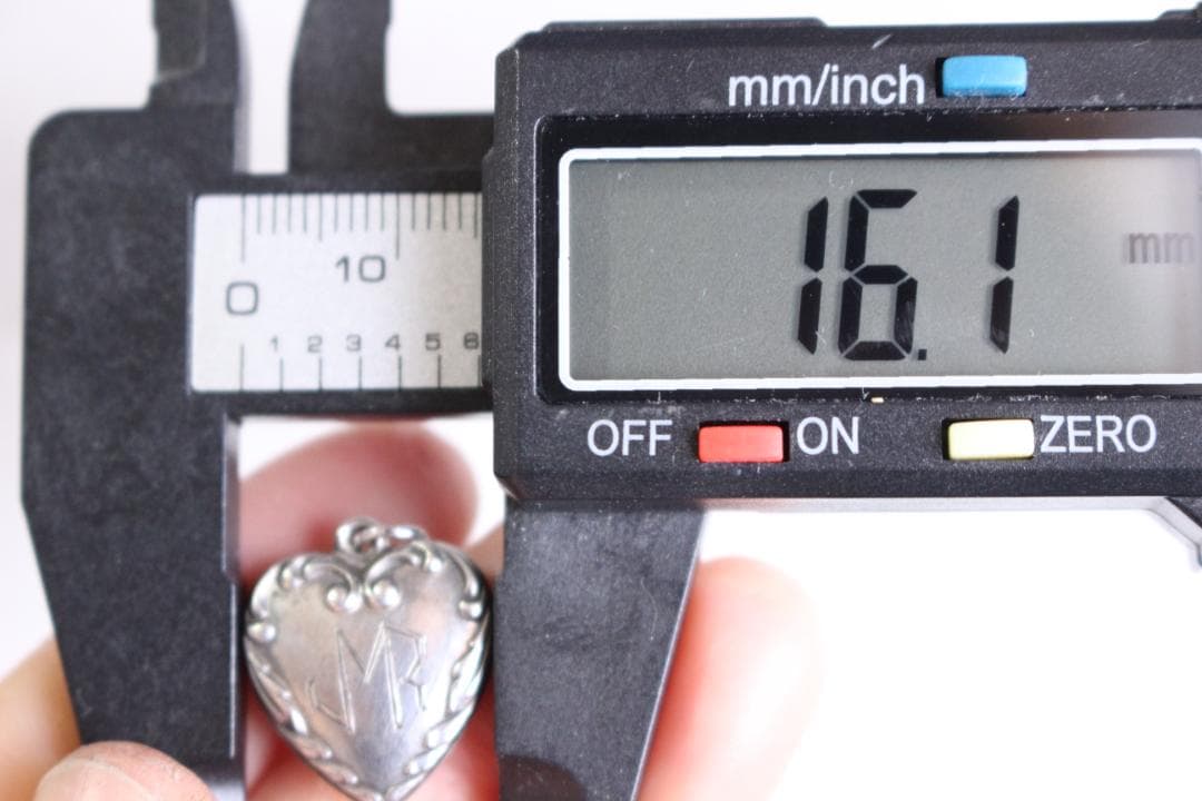 40s スウィートハートジュエリー NAVY 古着 チャーム 波 アールデコ