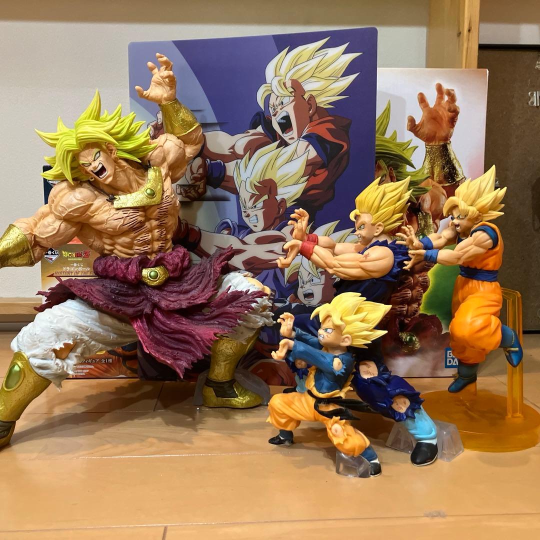 一番くじ ドラゴンボール 孫悟空 孫悟飯 孫悟天 ブロリー セット 箱あり