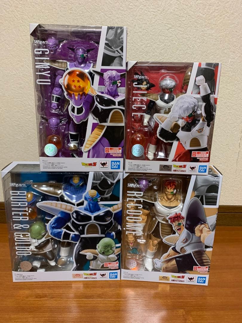 SH Figuartsフィギュアーツ　ギニュー特戦隊セット