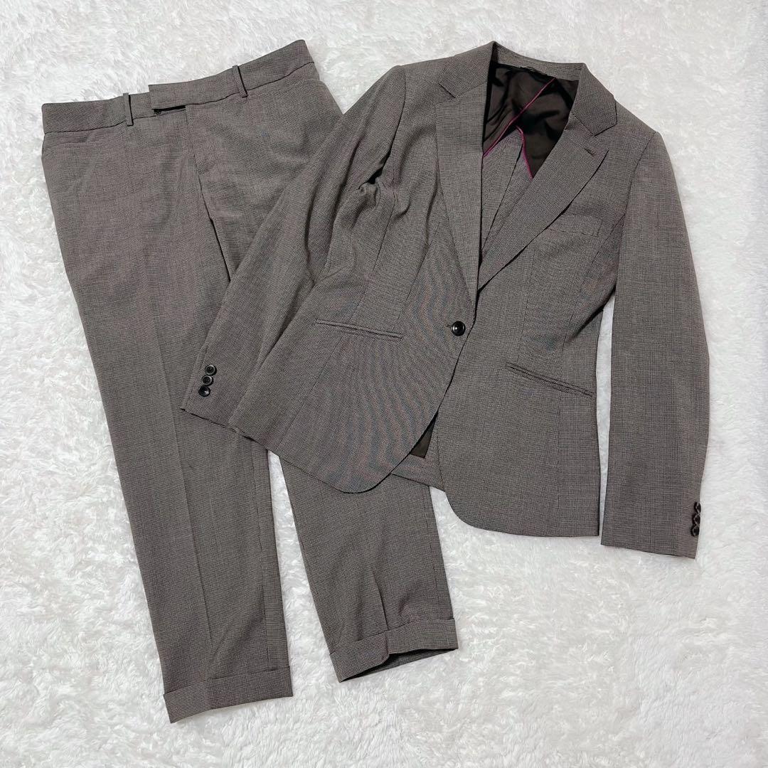 HILTON レディーススーツ セットアップ 13号 洗える ストレッチ