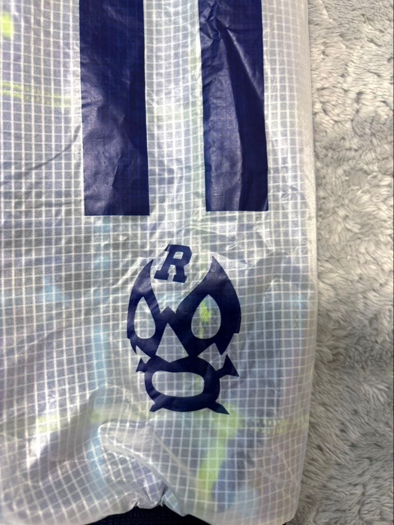 ラッセルノ ブルゾン 2重素材 表ナイロン100% シアー ブルーチェック柄