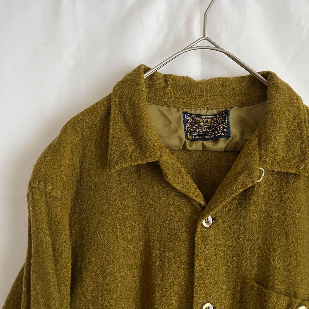 ろ*る様 60s Sir Pendleton ボードシャツ　XL 60's PENDLETON Wool Check Board Shirt Made in USA 60年代 ペン