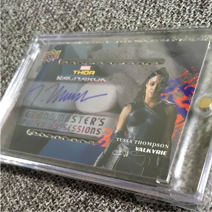 マイティ・ソー ヴァルキリー 直筆サインカード 激レア！！