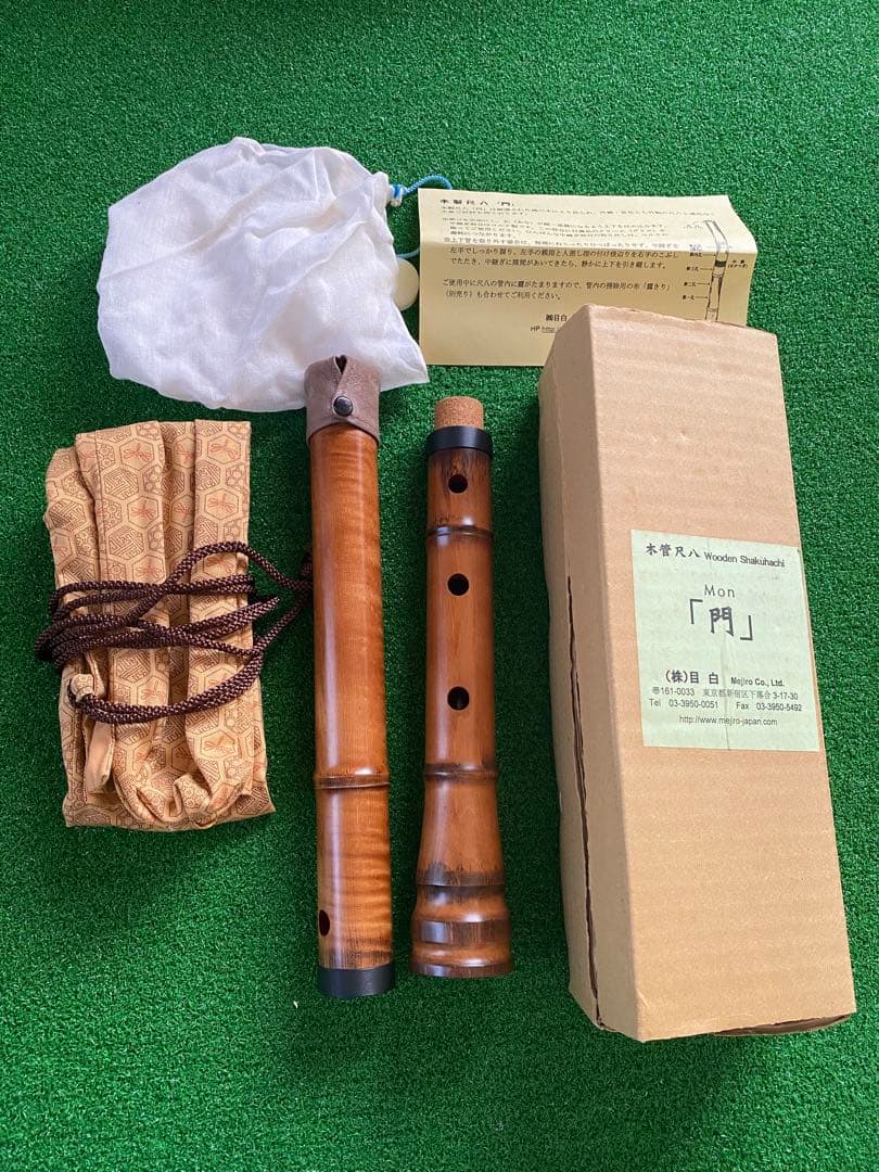 木管尺八　門　都山型　1尺8寸　美品 胡蝶宝尺八 楓 都山流 1尺8寸