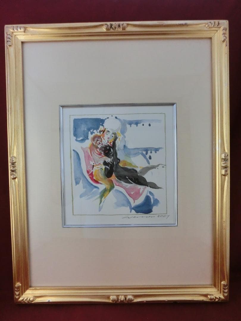 【マイセン】ハインツ.ヴェルナー水彩原画