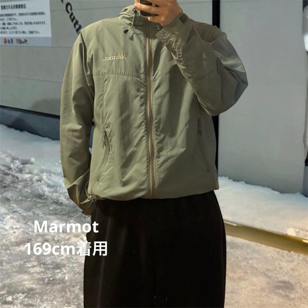 00s marmot tech shell jacket グリーン モンベル