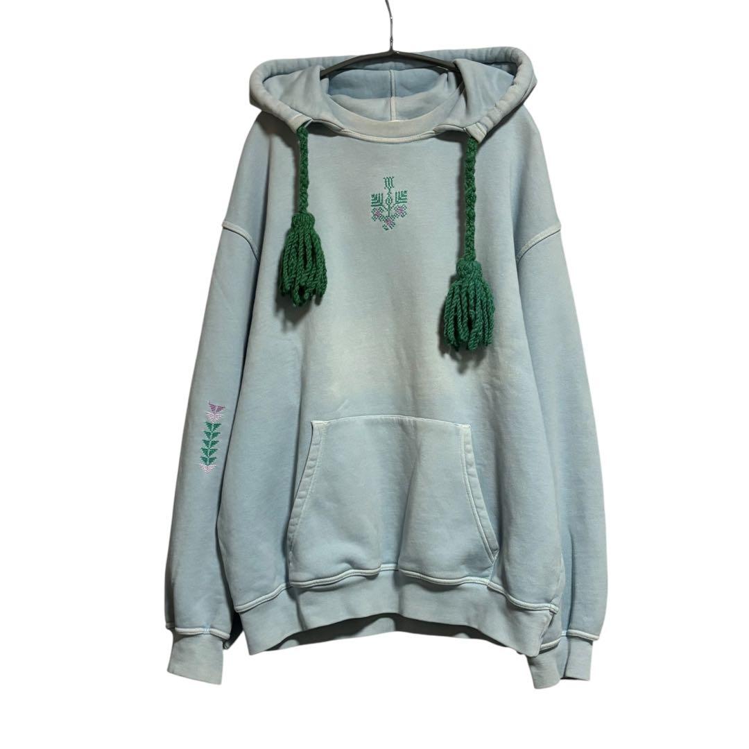 【希少】ADISH パレスチナ刺繍 パーカー \"Tatreez\" フェード L