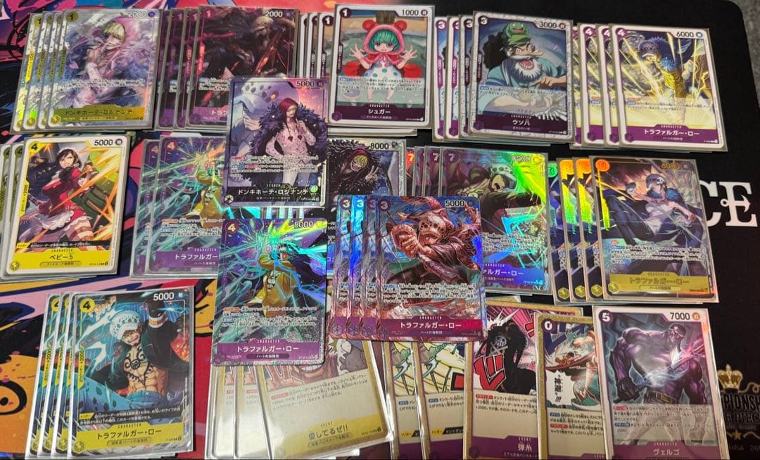 ワンピースカード　ロシナンテデッキ　パーツ ほぼフルパラセット