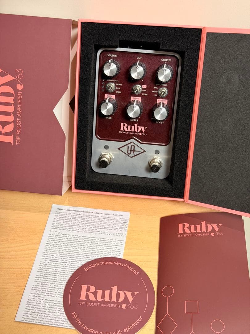 Universal Audio FX Ruby UAFX 送料無料‼️