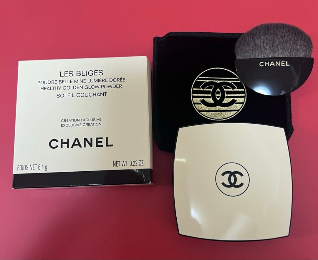 CHANEL レベージュ ヘルシーゴールデングロウパウダー ソレイユクー