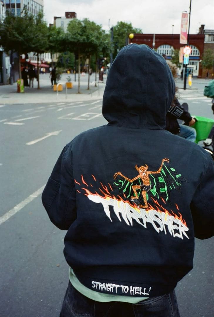 Supreme Thrasher Hooded Work Jacket L - メルカリ