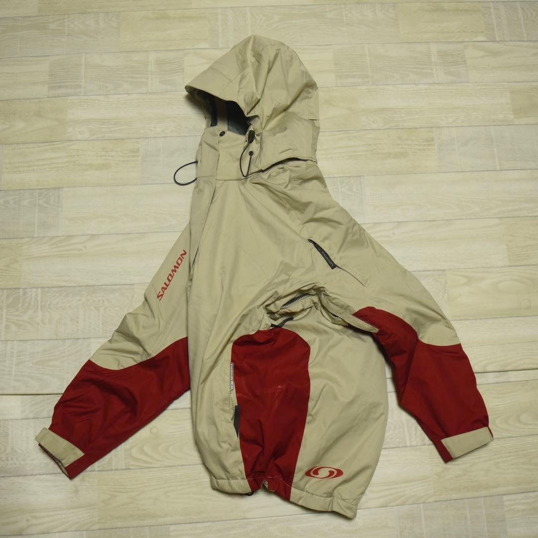 00s salomon archive 旧ロゴ スキーシェルジャケット ナイロン - メルカリ