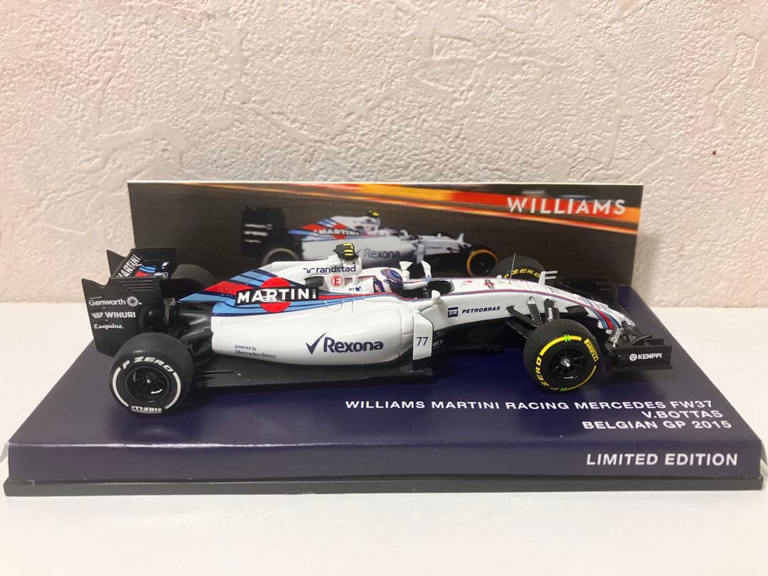 1/43 ミニチャンプス ウィリアムズFW37 ボッタス ベルギーGP 2015 予約] ミニチャンプス 1/43 ウィリアムズ FW47 カルロス サインツ 中国