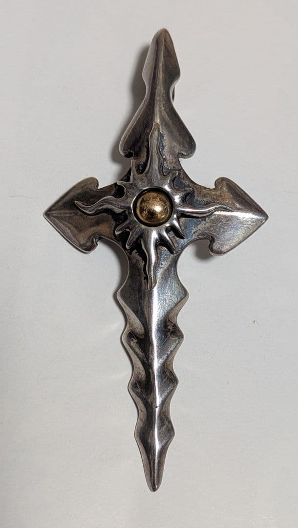 ペンダント　十字架　K10 K10 ネックレス クロス 十字架 10金 ホワイトゴールド 10k K10 WG 40cm