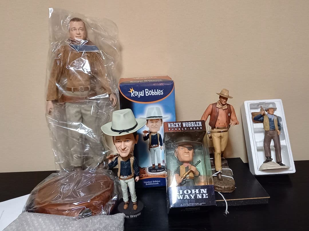 期間限定セール　ジョンウェイン　JOHN WAYNE フィギュア　5点　西部