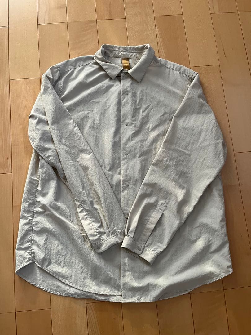 atelier Blue bottle ライトグレー 長袖シャツXL