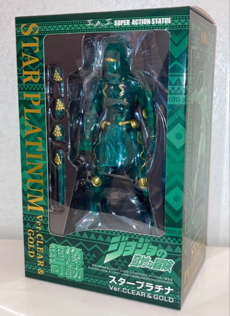 WF 2025 夏 ジョジョ 超像可動 スタープラチナ クリア&ゴールド - メルカリ