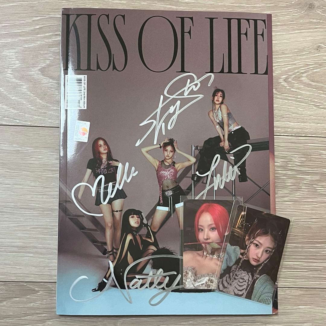 kiss of life メンバー直筆サイン入りアルバム トレカ ベル ハヌル