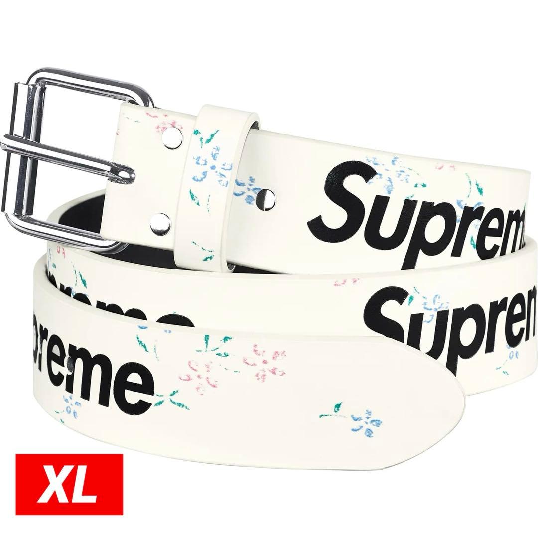 ぼ*じ様 【新品•未使用】Supreme Repeat Leather Belt