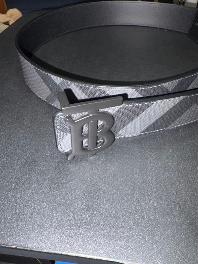 Burberry ベルト 黒 バックル　正規品