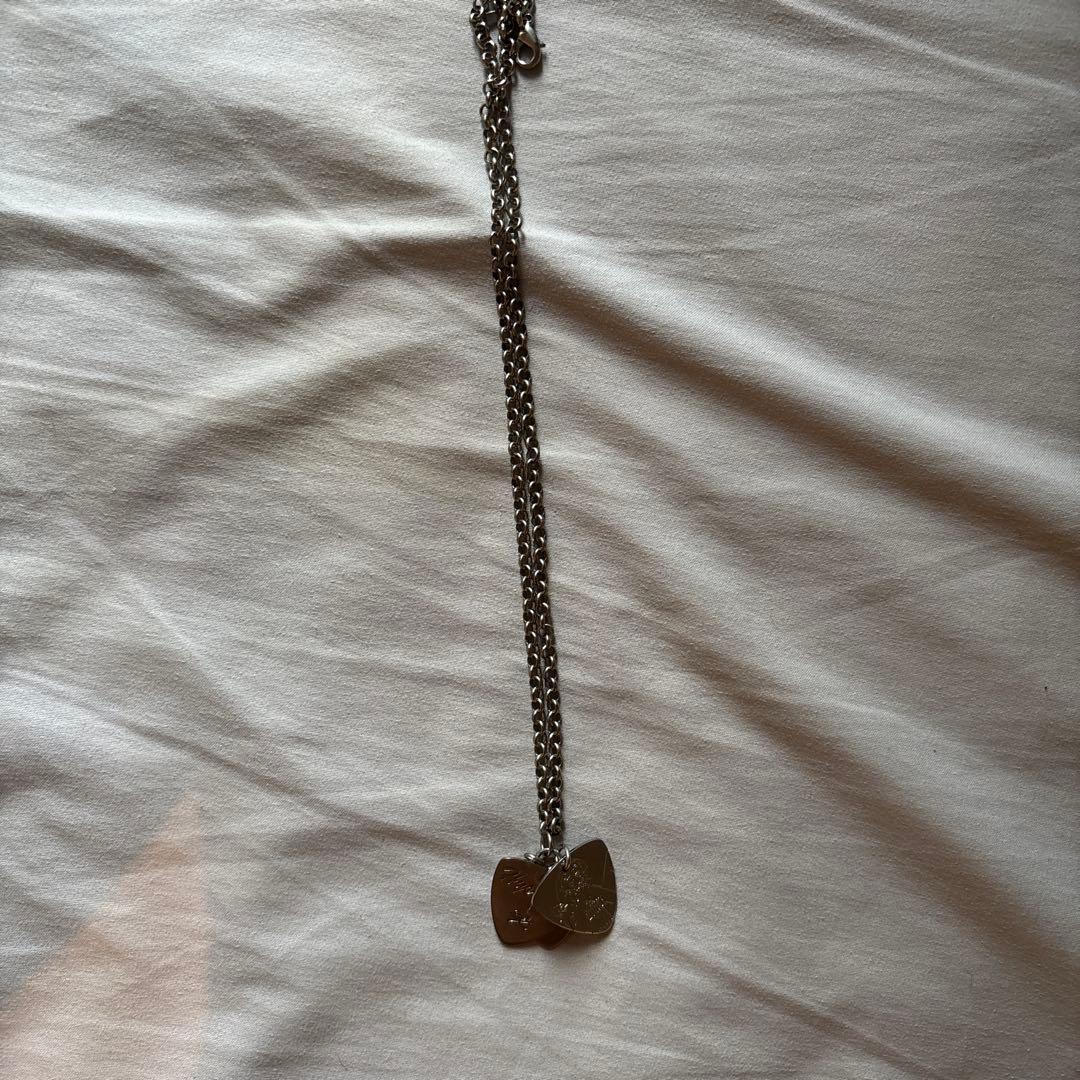 ヒステリックグラマー○ギターピック 3連ネックレス キムタク ロゴ刻印