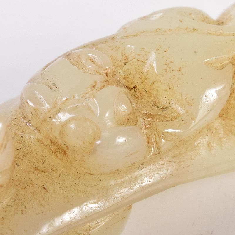 中国 玉石彫刻 神獣刻 帯鉤 筆架 C 8163E - メルカリ