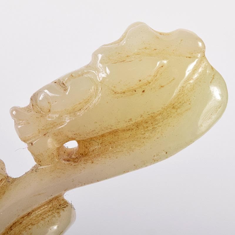 中国 玉石彫刻 神獣刻 帯鉤 筆架 C 8163E - メルカリ