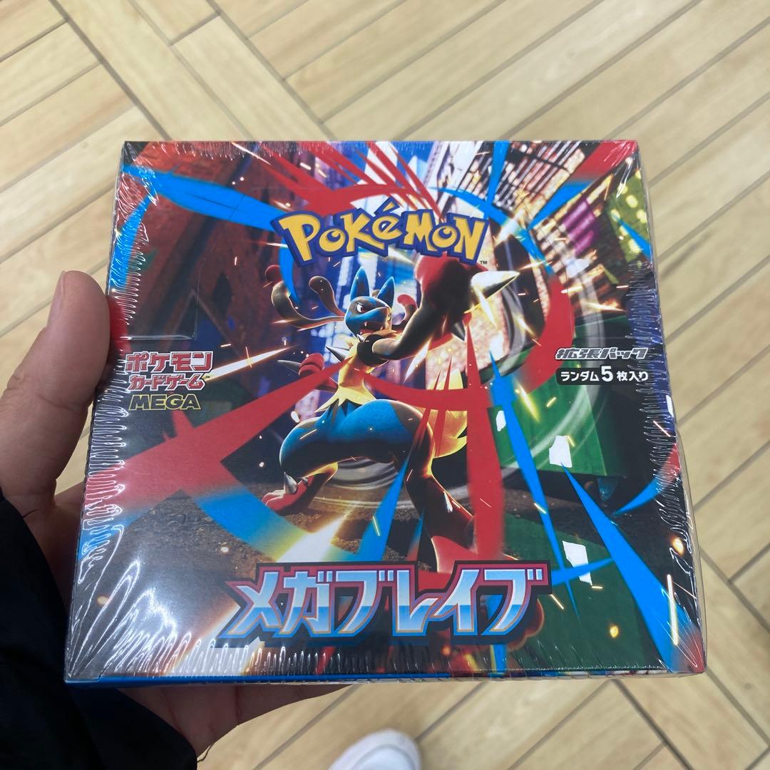 メガブレイブBOXシュリンク付き　ワングー産 新品未開封 シュリンク付き ポケセン産 メガブレイブ 1BOX - メルカリ
