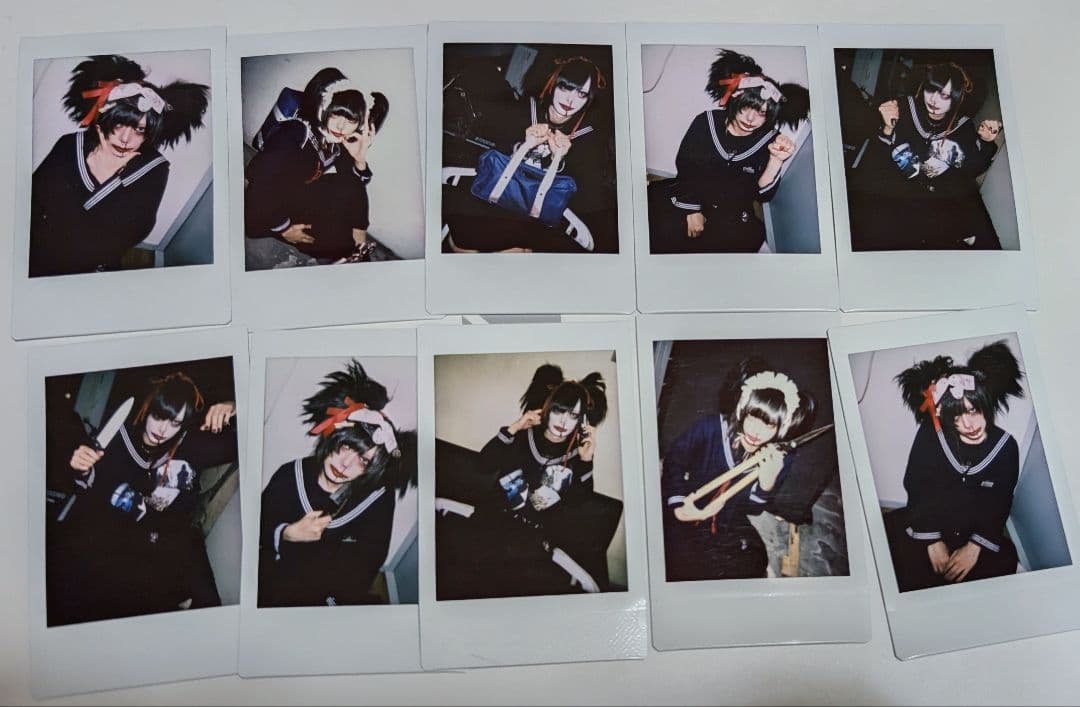 鮮血A子ちゃん 滅多刺しひろくん チェキ 15枚セット