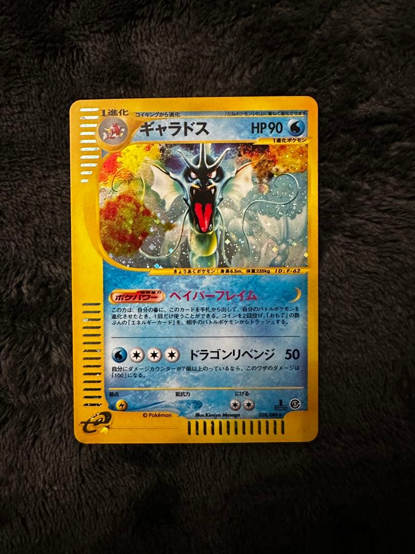 ポケモンカード　ギャラドス　カードe ホロ　神秘なる山 ギャラドス ☆ 神秘なる山 028/088 ホロ ポケカ ポケモンカード - メルカリ