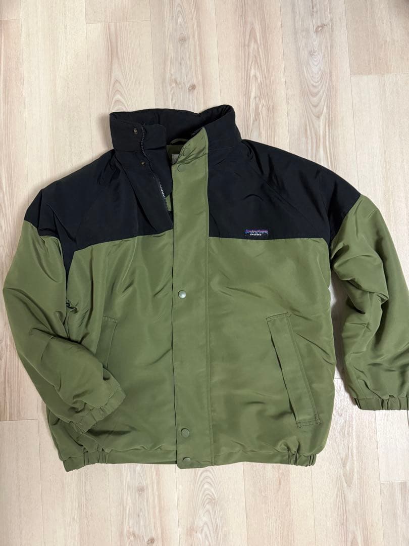 Backers ダウンジャケット Lサイズ オリーブグリーン/ブラック - メルカリ