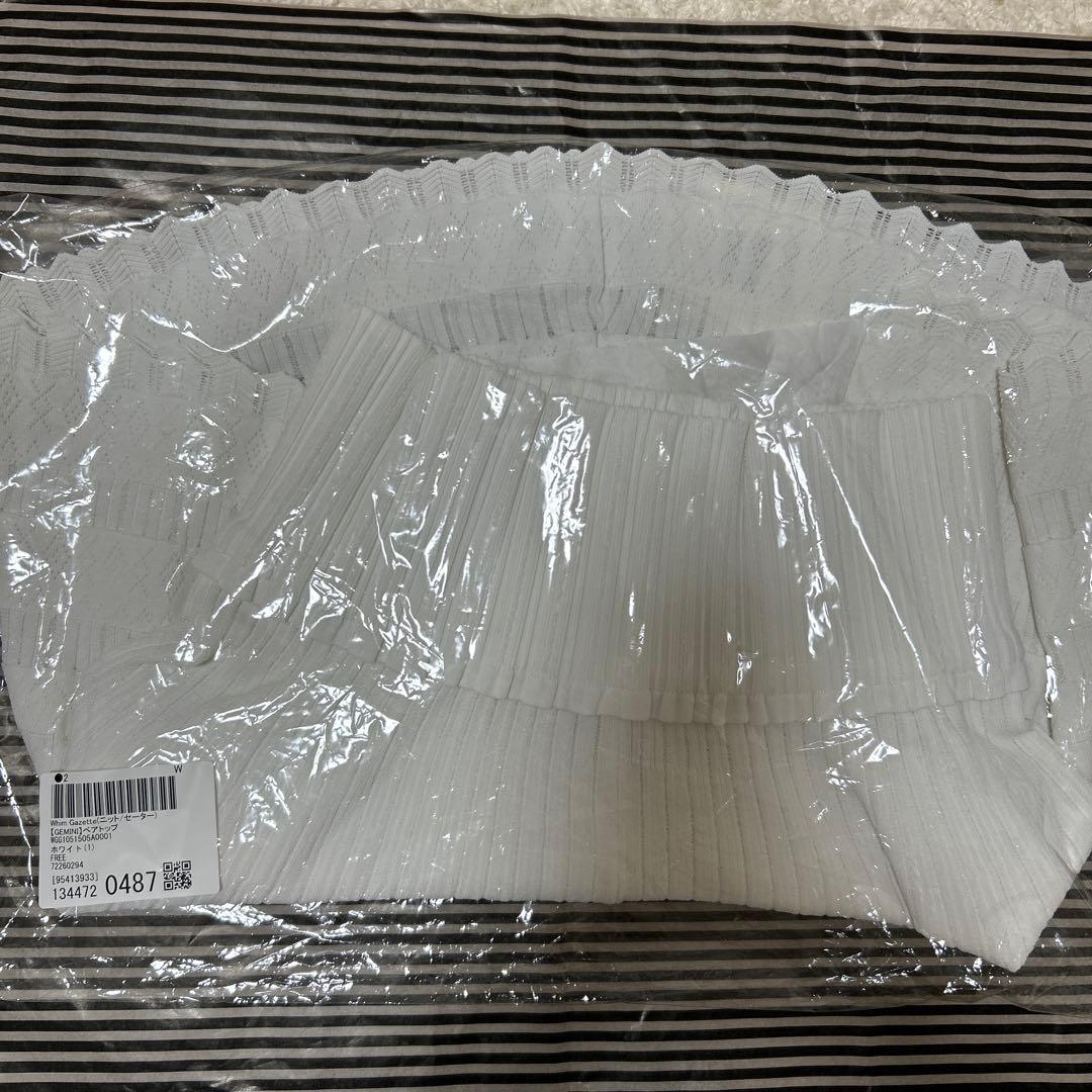 whim gazette GEMINI ベアトップ Whim Gazette(ウィム ガゼット)｜【GEMINI】ベアトップ/ブラック の