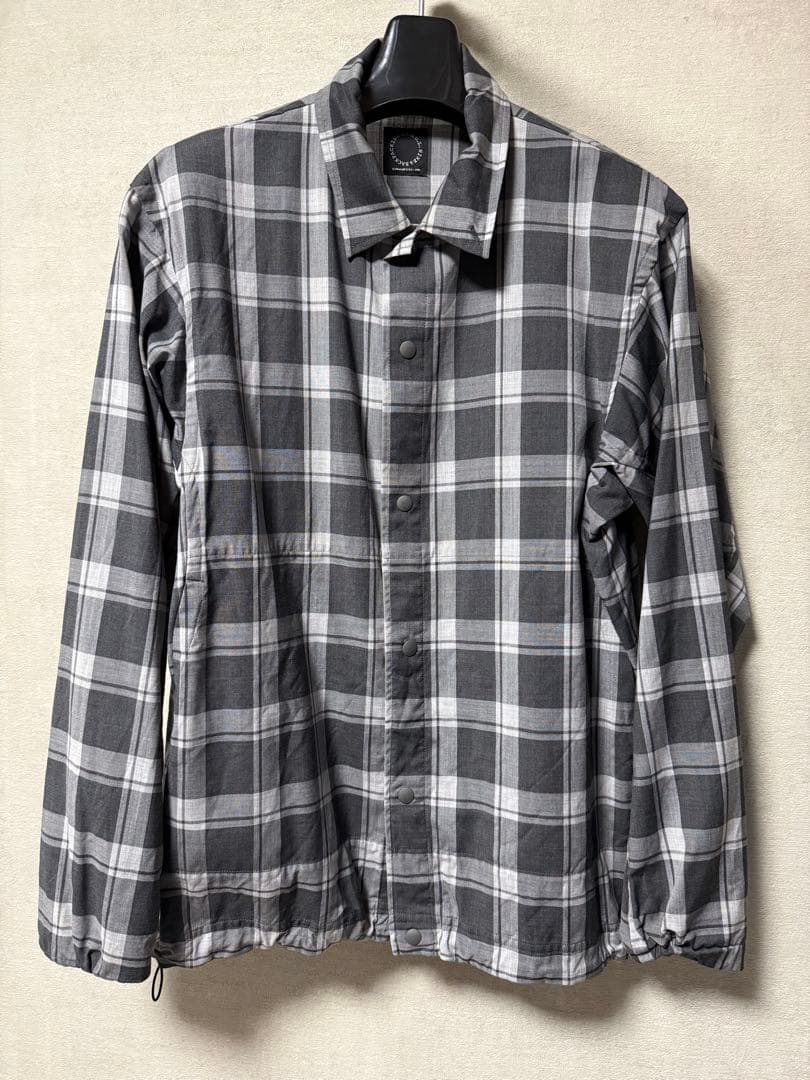 山と道　チェックシャツ　Sサイズ