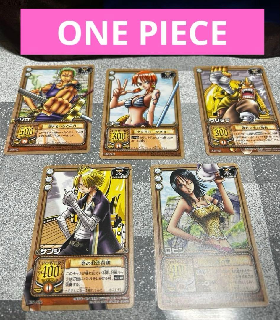 初期/レア】麦わらの一味 関連カード ONE PIECE カードゲーム - メルカリ