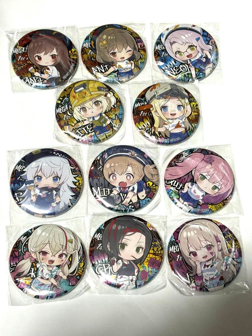 勝利の女神 nikke メガニケストア 1周年 缶バッジ コンプリートセット