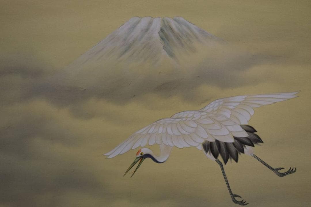 真作/国井幸雪/國井幸雪/富士舞鶴図/桐共箱二重箱付/布袋屋掛軸HE-594 楽天市場】国井幸雪 「 武者 」 掛軸 ( 尺八立) : 内田画廊