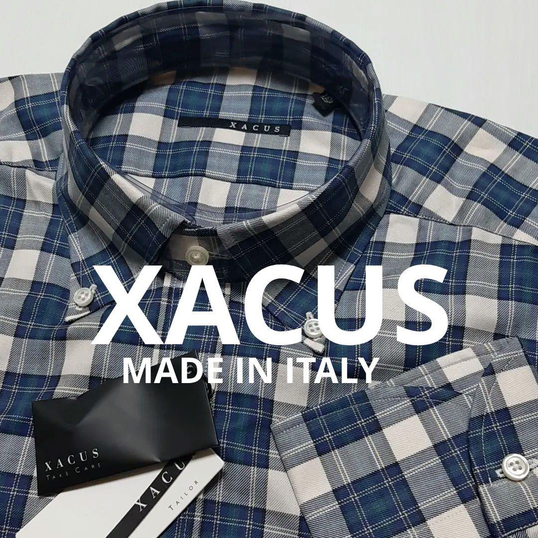 未使用 イタリア製 XACUS ザッカス カジュアル 長袖 ボタンダウン シャツ 楽天市場】xacusの通販