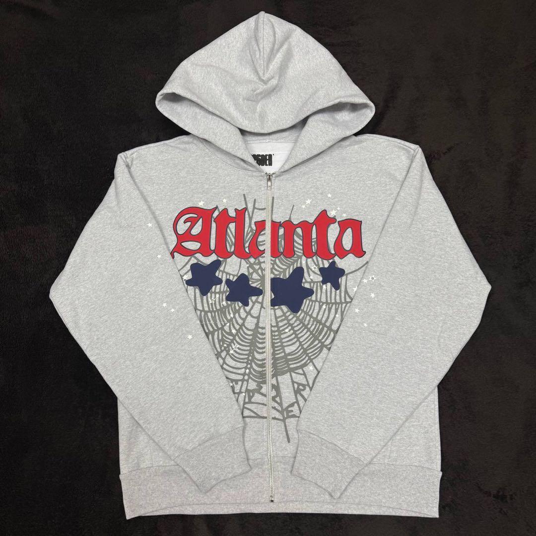 新品】Sp5der ATLANTA Full Zip スパイダー パーカー - メルカリ