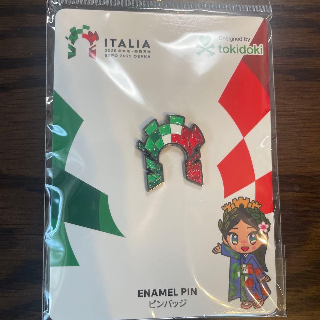 イタリア館 ピンバッジ - メルカリ