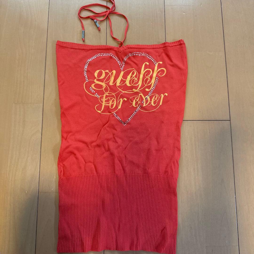 GUESS ヴィンテージ　チューブトップ　y2k